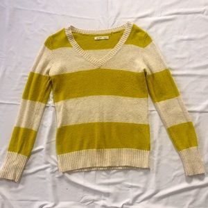 Green and Tan Stripped Long Sleeve💚